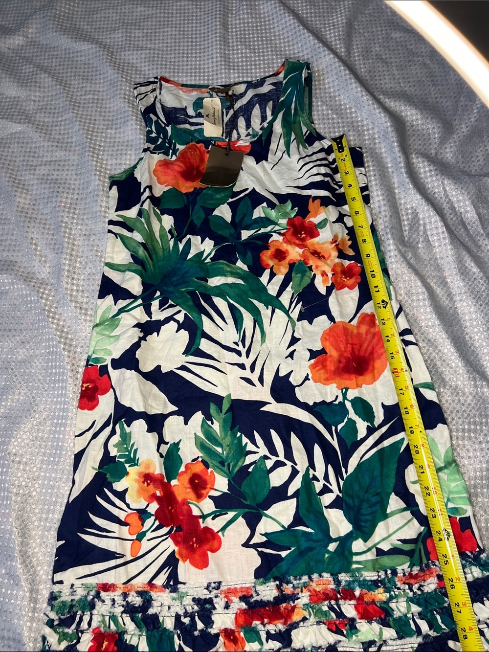 Tommy Bahama Floral Maxi Dress in Navy, Green & Orange